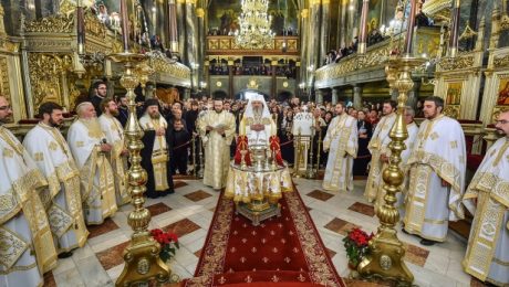 Sfinţirea picturii Catedralei Sfântul Spiridon - Nou